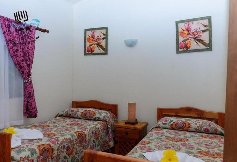 Четырехместный Номер Стандарт Вид на Сад, Hostal Y Cabañas Aorangi