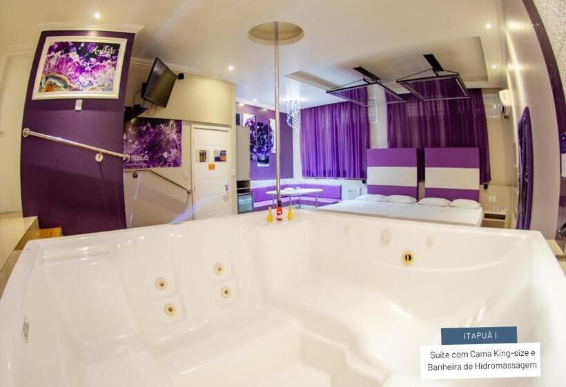 스위트 킹사이즈 침대, Motel Itapuã I Fx Nova Camobi