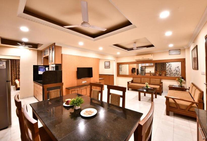 ２ベッドルームアパートメント, Click White House Residency, Vadodara