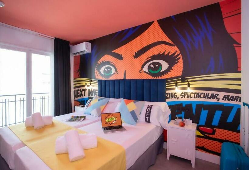 テラス付きスタンダードルーム, Casual Pop Art Benidorm