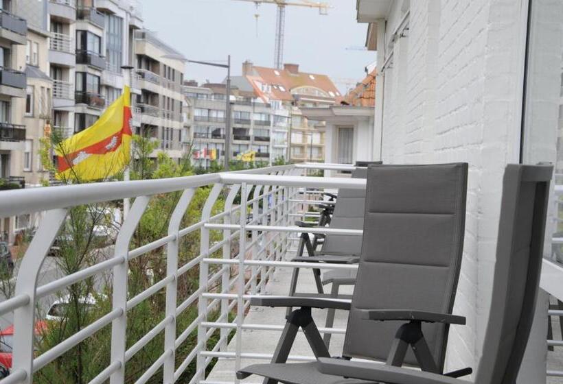带露台的标准房间, Atlanta Knokke