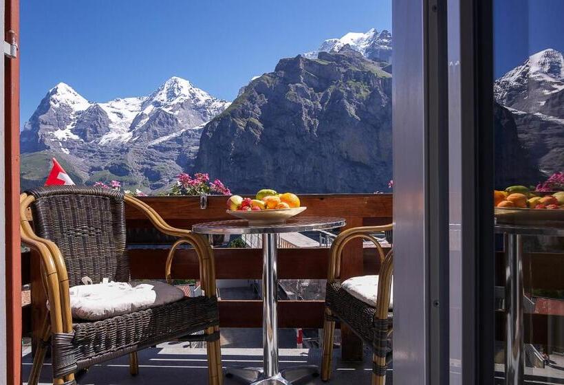 اتاق استاندارد با چشم‌انداز کوهستان, Eiger Mürren Swiss Quality