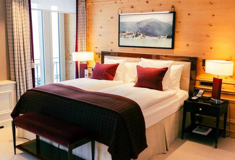Номер Deluxe Вид на Озеро, Kulm Hotel St. Moritz