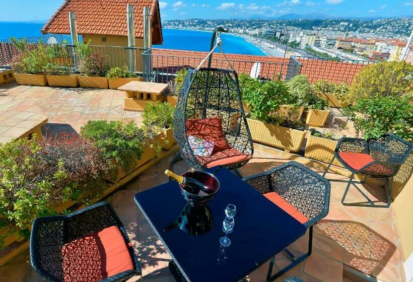 전망 주니어 스위트, Hôtel La Pérouse Nice Baie Des Anges   Recently Fully Renovated