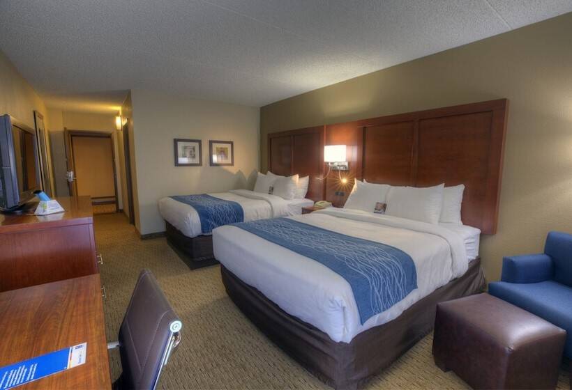 Номер Стандарт 2 Двуспальные Кровати, Comfort Inn & Suites Rochelle   Dekalb