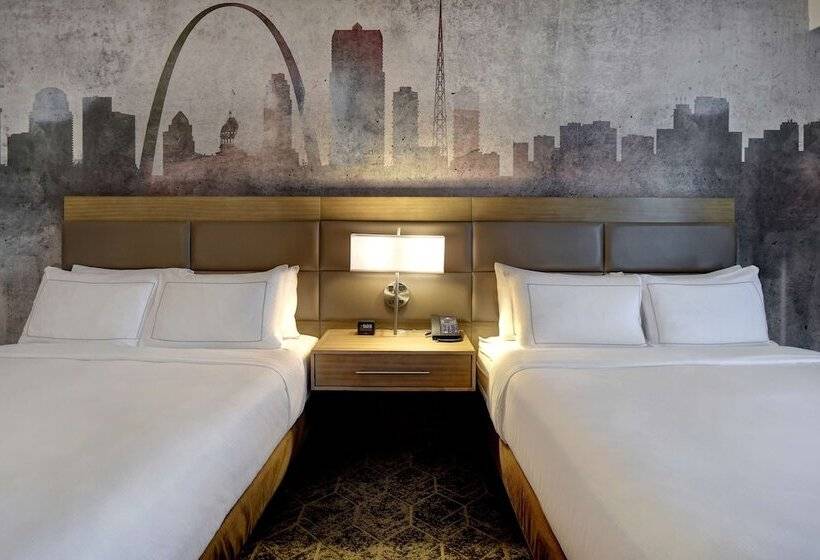 Номер Стандарт 2 Двуспальные Кровати, Doubletree By Hilton St. Louis Airport