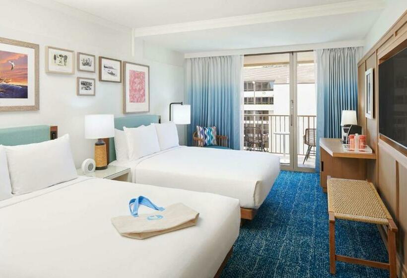 اتاق استاندارد با تخت دو نفره بزرگ, Outrigger Reef Waikiki Beach Resort