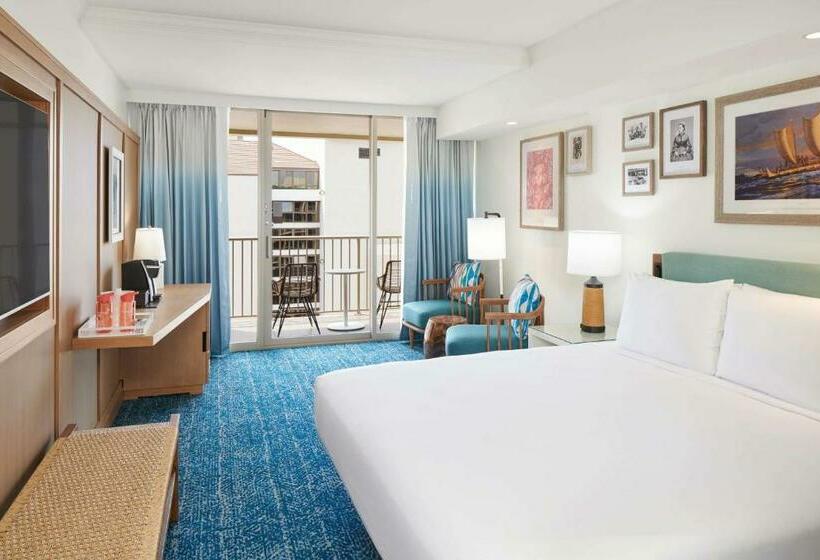 اتاق استاندارد با تخت بزرگ, Outrigger Reef Waikiki Beach Resort