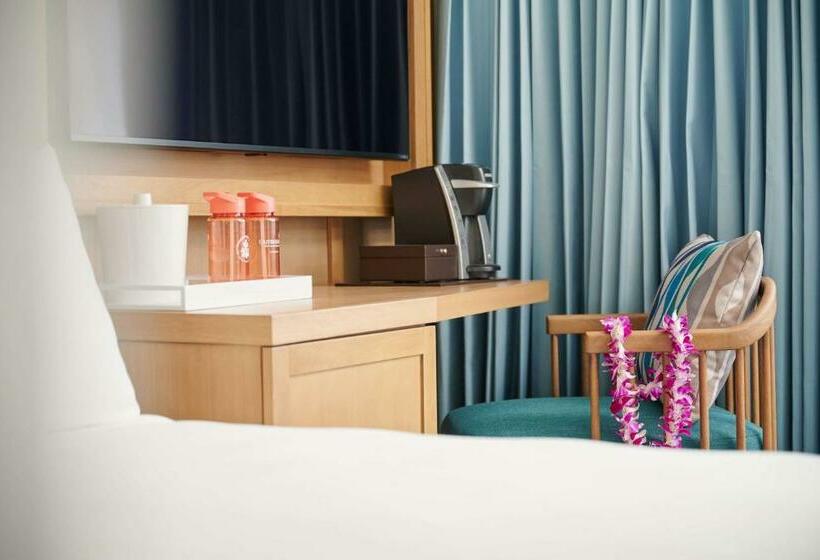 اتاق استاندارد با تخت بزرگ, Outrigger Reef Waikiki Beach Resort