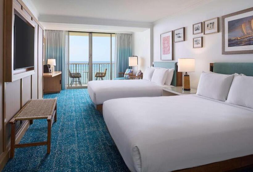 اتاق استاندارد با تخت دو نفره بزرگ, Outrigger Reef Waikiki Beach Resort