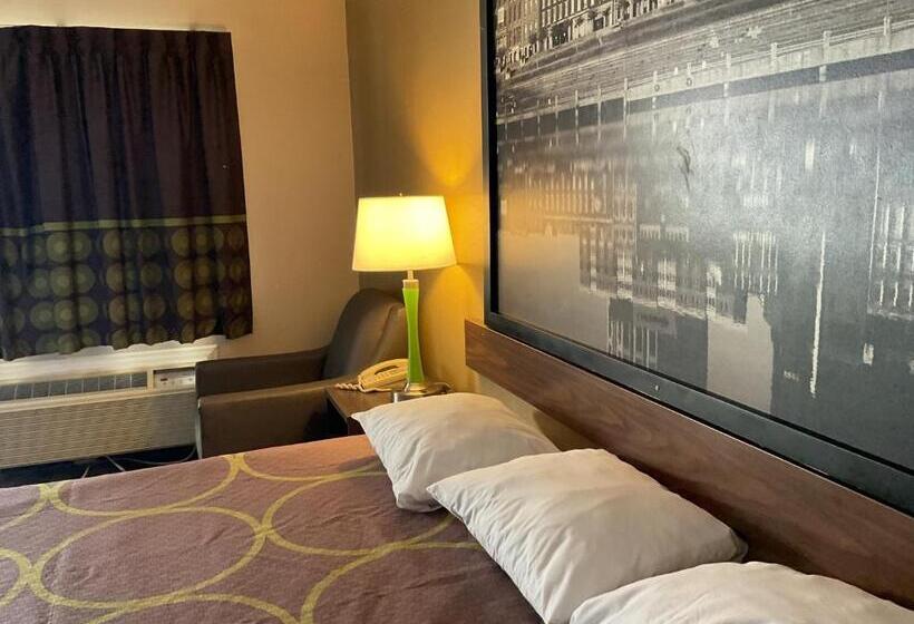 身障者適用キングサイズベッドルーム, Super 8 By Wyndham Chattanooga/east Ridge