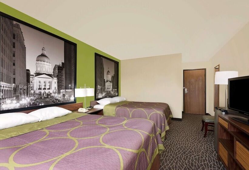 Номер Стандарт 2 Двуспальные Кровати, Super 8 By Wyndham Muncie/ball St. College Area