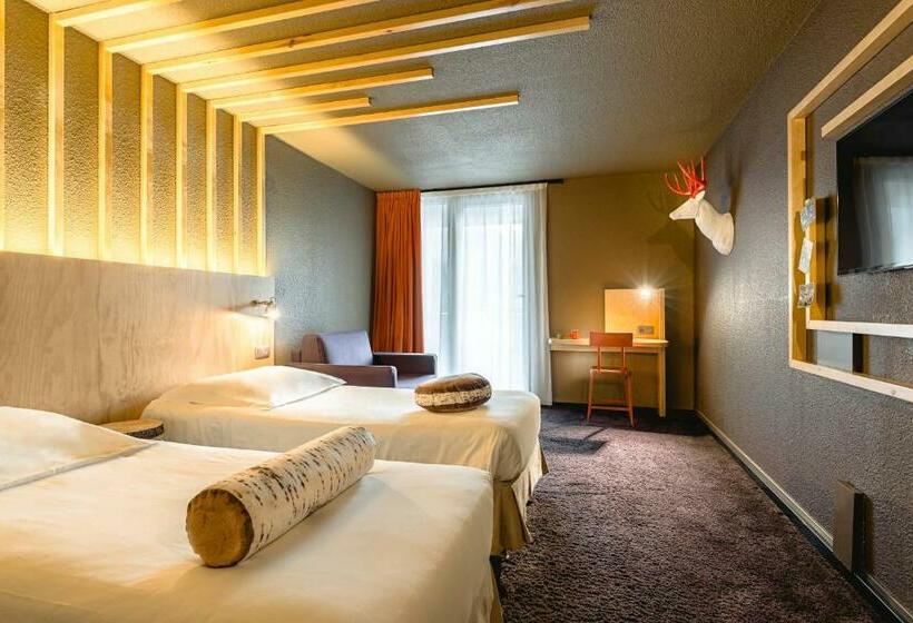수피리어 트리플 룸, Hôtel Les Aiglons Chamonix