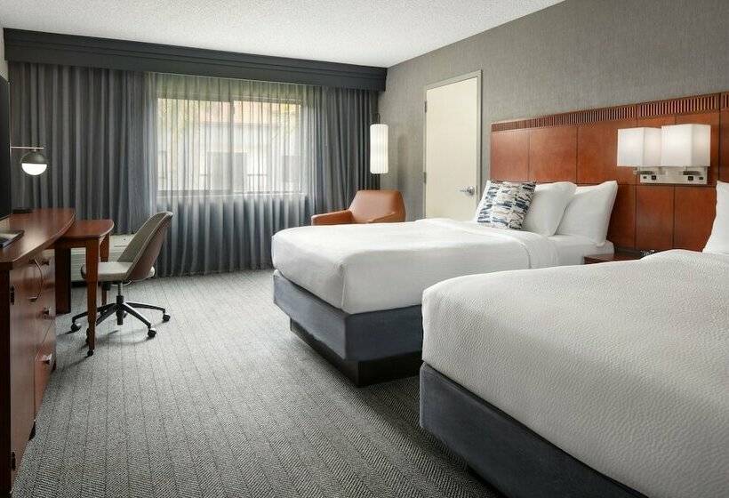 اتاق استاندارد با 2 تخت دوبل, Courtyard By Marriott Los Angeles Hacienda Heights Orange County