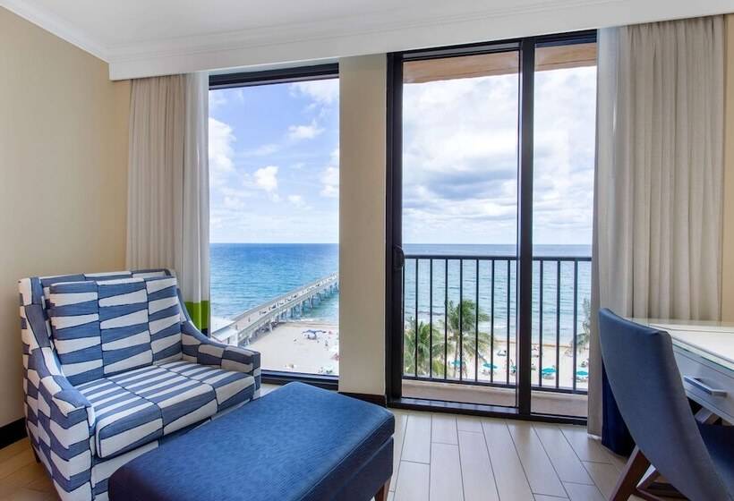 장애인을 위한 더블 침대 스탠다드 룸, Wyndham Deerfield Beach Resort