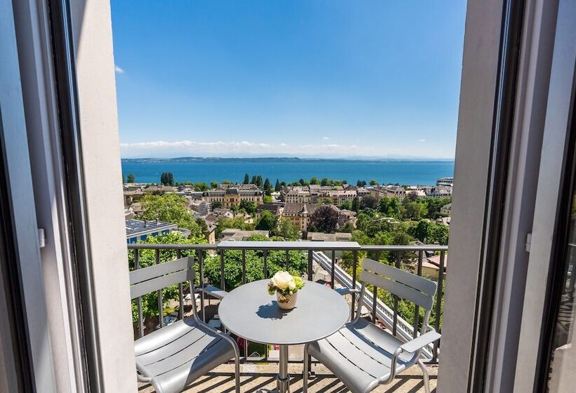 Номер Стандарт Вид на Озеро, Hôtel Alpes & Lac