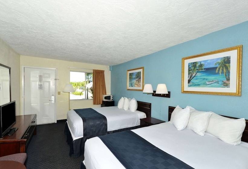 חדר סטנדרט שתי מיטות זוגיות, Americas Best Value Inn Bradenton Sarasota