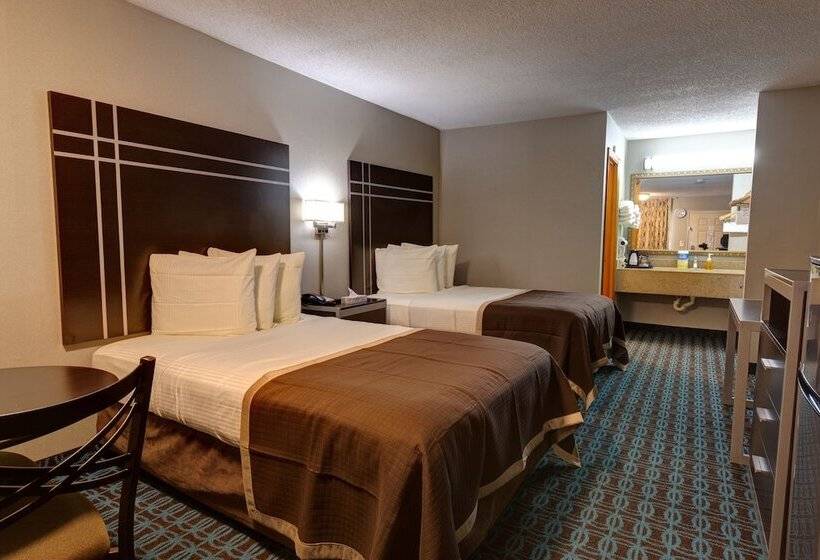 Номер Стандарт 2 Двуспальные Кровати, Deluxe Inn   Fayetteville I 95