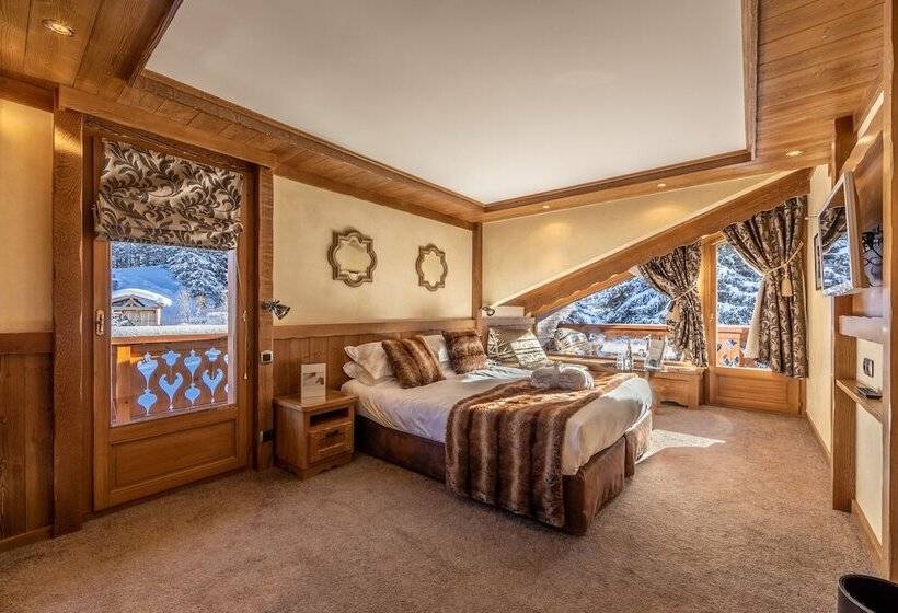 Номер Deluxe, Hôtel Les Sherpas