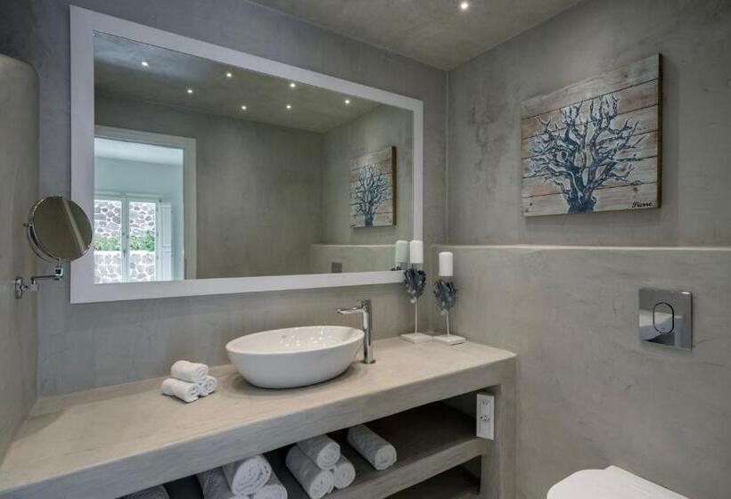 غرفة قياسية مزوَّدة بجاكوزي مطلة على البحر, Vedema, A Luxury Collection Resort, Santorini
