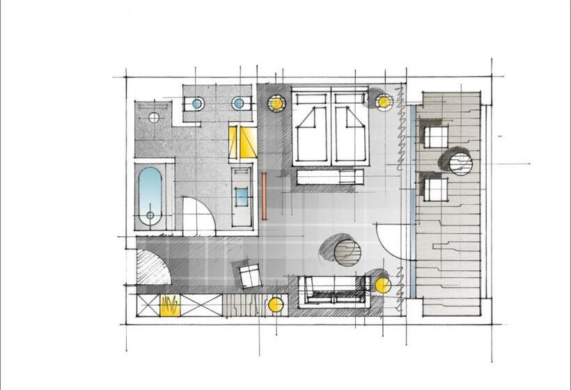 Полулюкс с Видом, Dolomitengolf Suites
