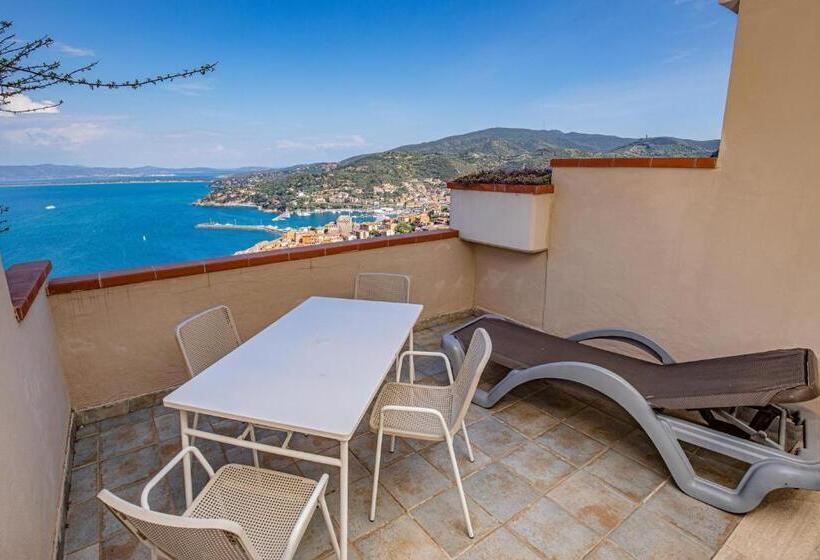 Апартаменты 1 Спальня Вид на Море, Residence Sole Dell'argentario