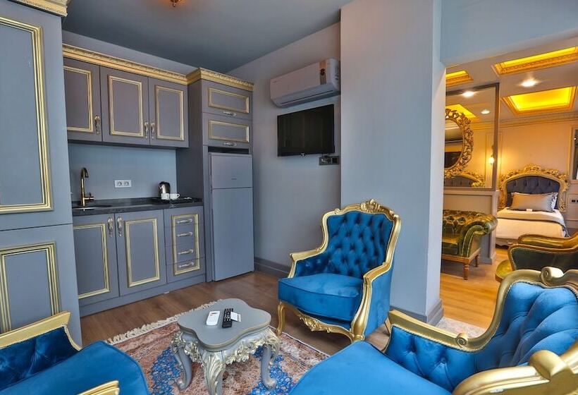 Апартаменты Deluxe 1 Спальня, Real King Suit Otel