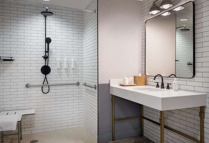 스탠다드 룸 킹사이즈 침대, The Axis Moline Hotel, Tapestry Collection By Hilton