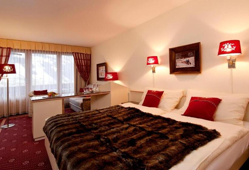 Deluxe Room Mountain View, Chalet Hotel Beau Site