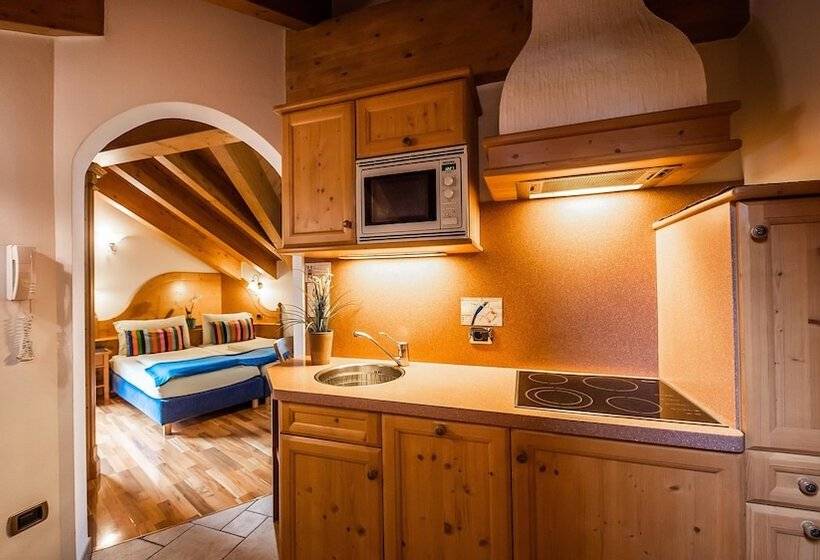 バルコニー付き１ベッドルームアパートメント, Chalet Mottolino