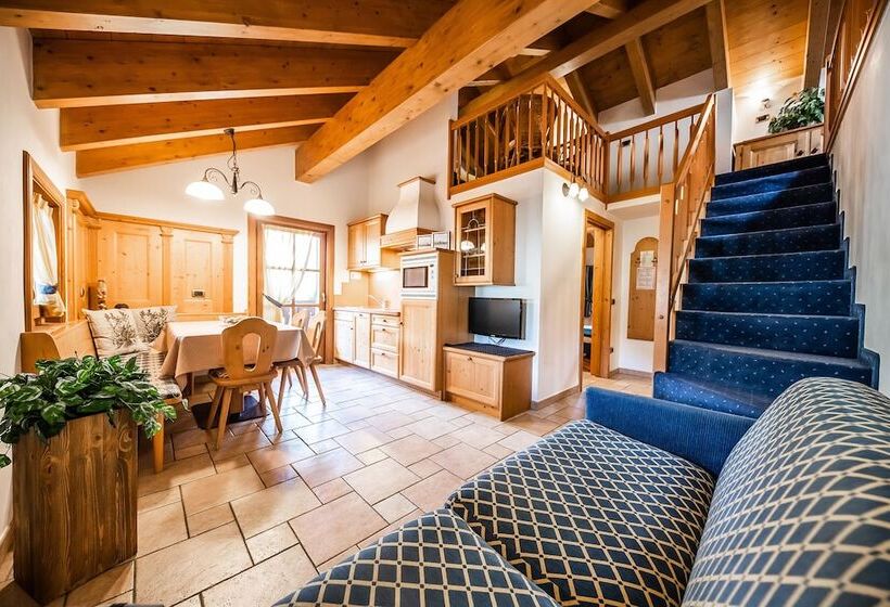 １ベッドルームアパートメント, Chalet Mottolino