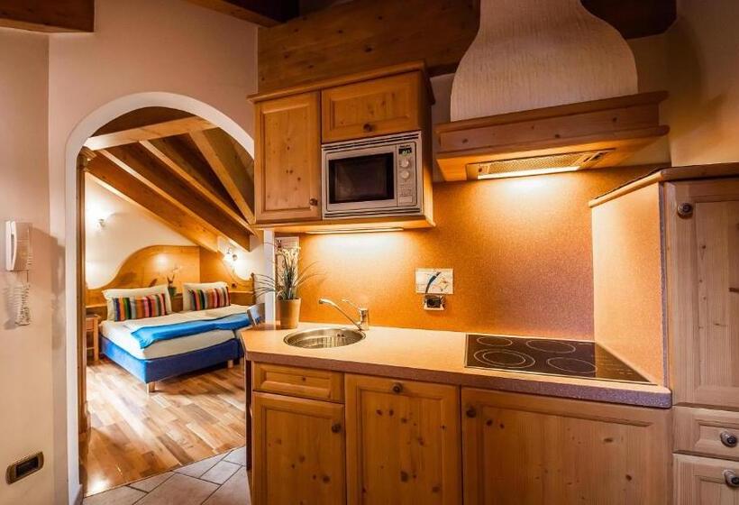 バルコニー付き１ベッドルームアパートメント, Chalet Mottolino