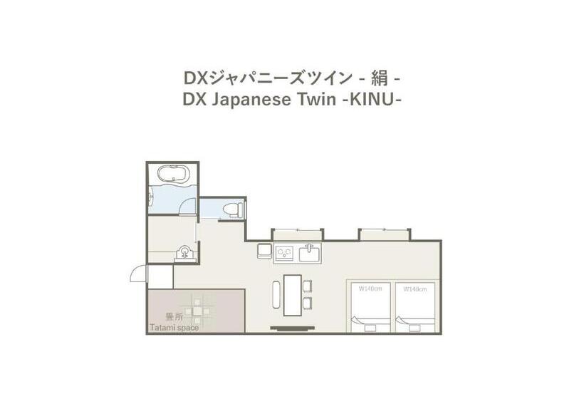 Номер Deluxe, Relax Hotel Takayama Station