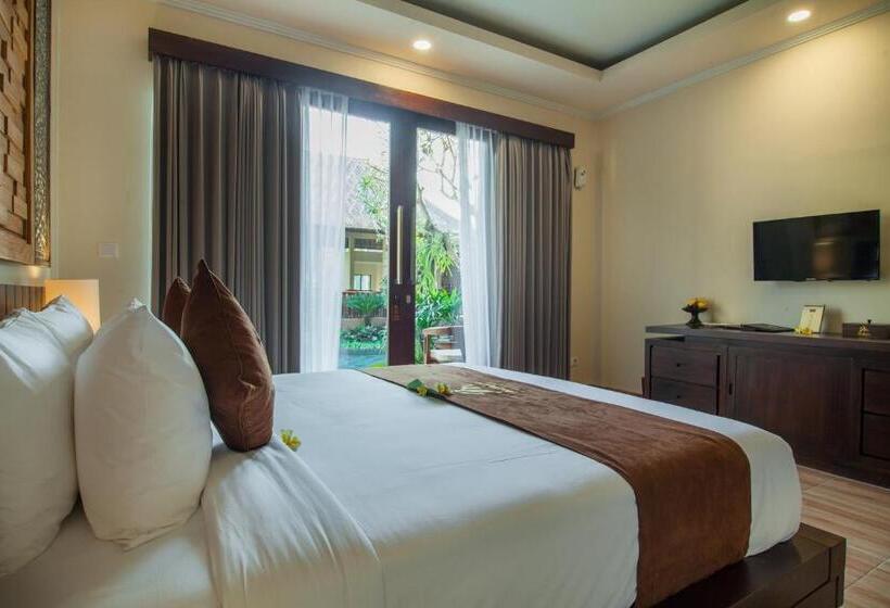 스위트 킹사이즈 침대, The Mudru Resort By Pramana Villas