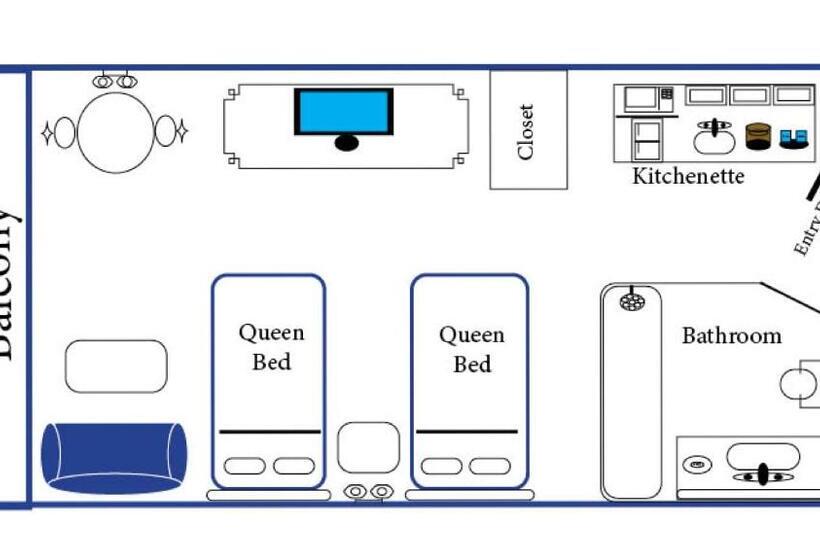 اتاق استاندارد با چشمانداز دریا, Carousel Resort Hotel And Condominiums