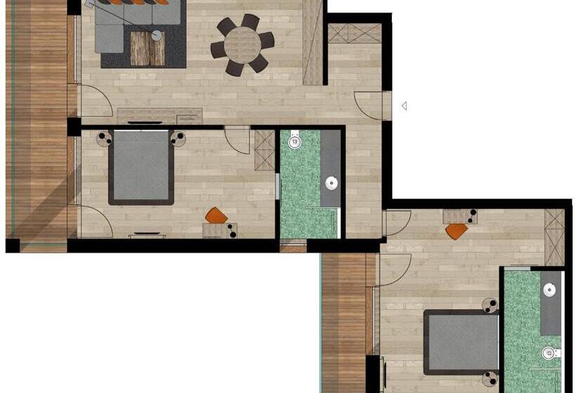 آپارتمان 2 خوابه, Chalet Obergurgl Luxury Apartments