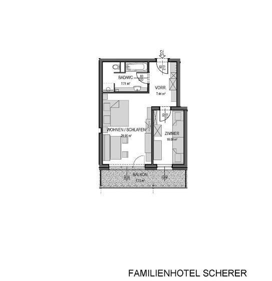패밀리 스위트, Almfamilyhotel Scherer