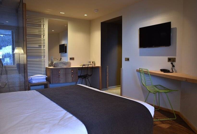 Трехместный Номер Deluxe, Hôtel Lapiaz & Spa   Flaine
