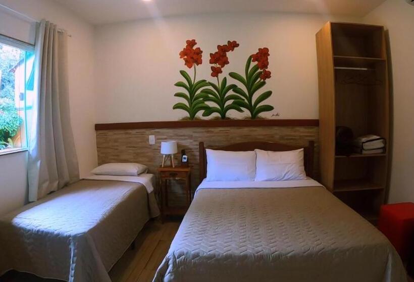 Номер Стандарт Трехместный, Pousada Das Orquideas20