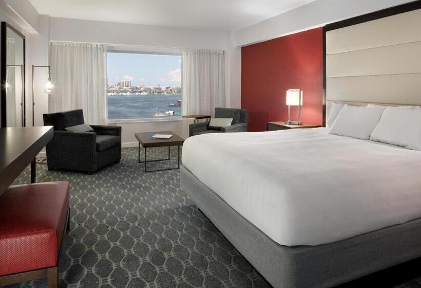 带景观的带双人床的标准间, Hyatt Regency Boston Harbor
