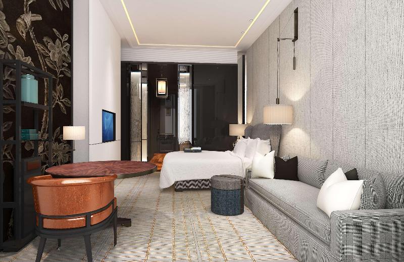 스탠다드 룸 킹사이즈 침대, Hilton Beijing Daxing