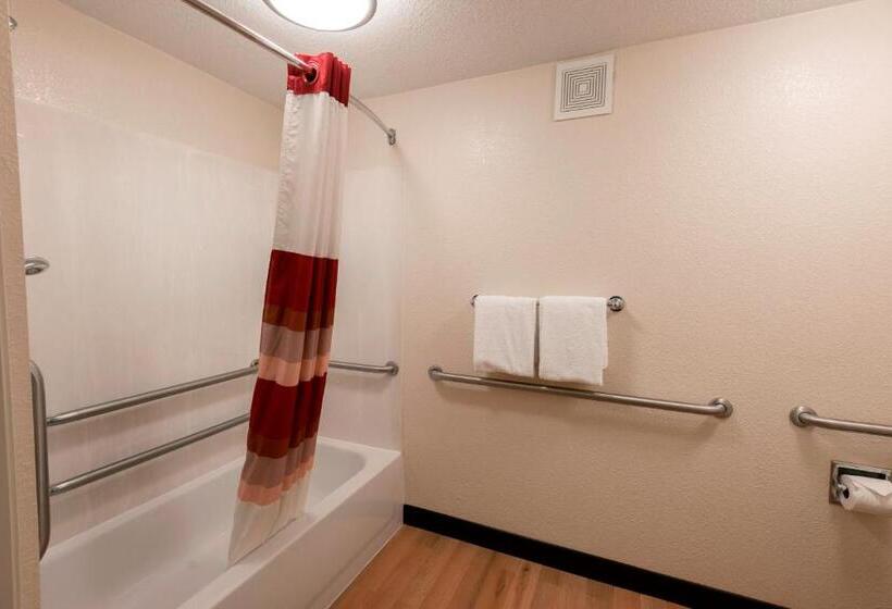 장애인을 위한 킹사이즈 침대 스탠다드 룸, Red Roof Inn Plus+ Ann Arbor   U Of Michigan North