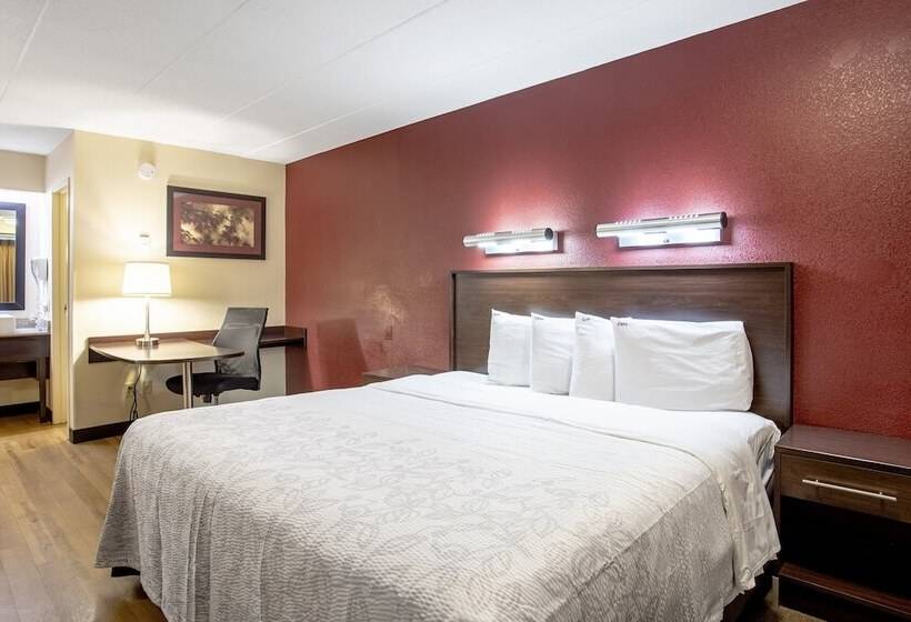 디럭스 룸 킹사이즈 침대, Red Roof Inn Plus+ Baltimore Washington Dc/bwi Airport