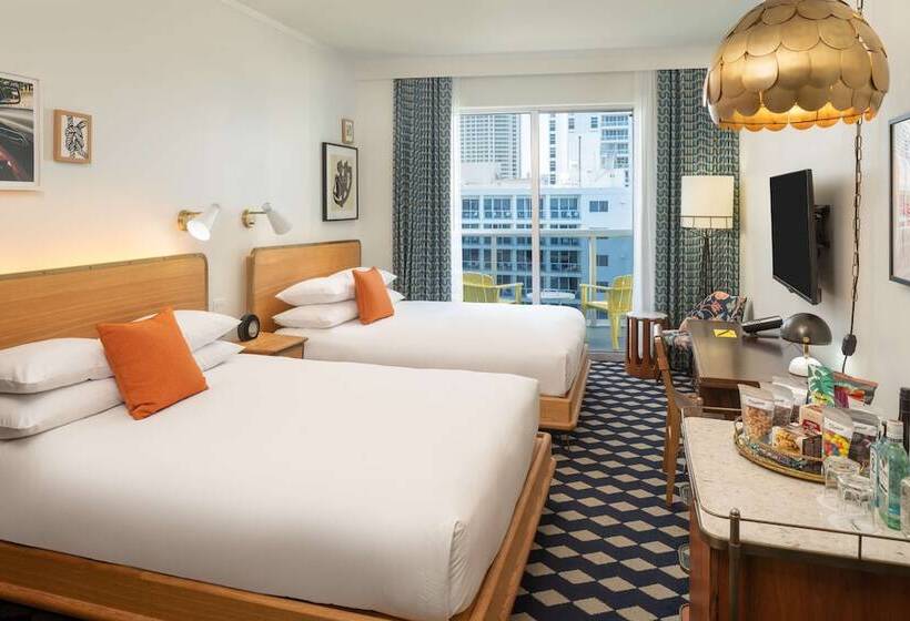 Номер Стандарт 2 Двуспальные Кровати, Andaz Miami Beach, By Hyatt