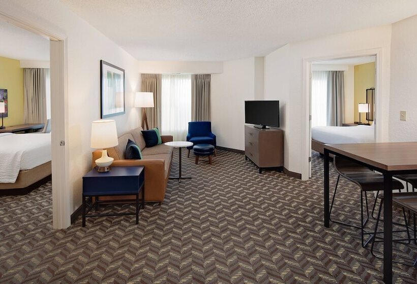 침실 2개 스위트, Residence Inn Boston Dedham