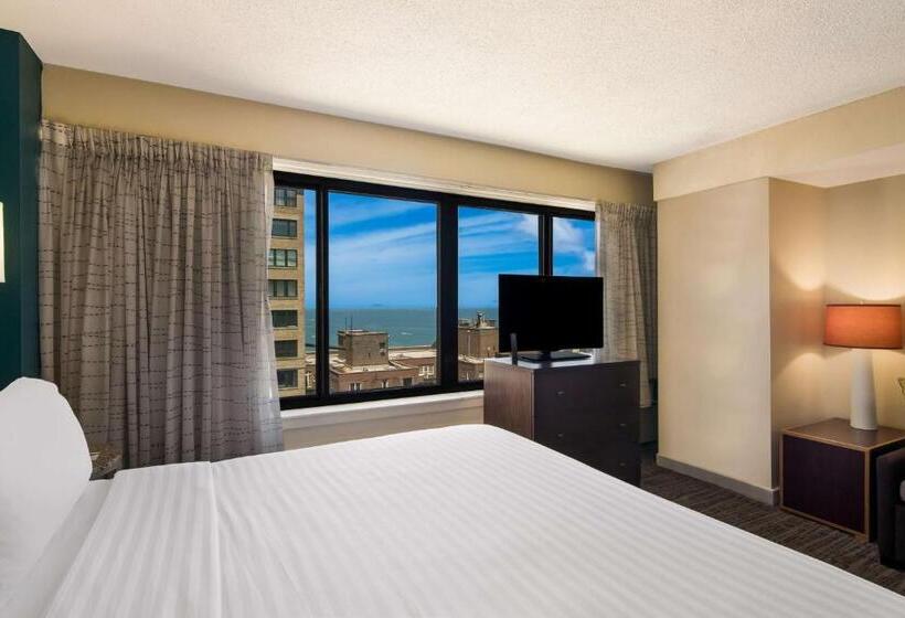 Standaard Studio met Kingsize Bed, Sonesta Es Suites Chicago Downtown Magnificent Mile  Medical