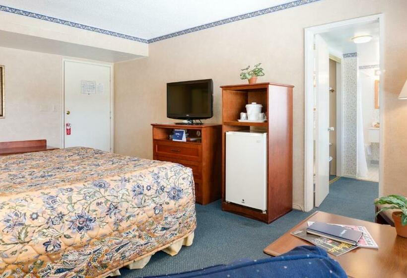 带大床的标准间, Saga Motor Hotel Pasadena