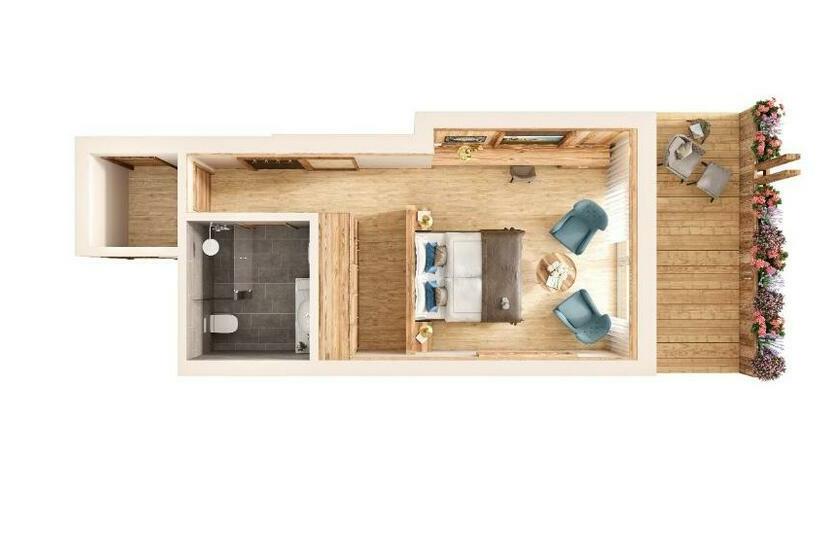 Номер Deluxe, Mondi Hotel Tscherms