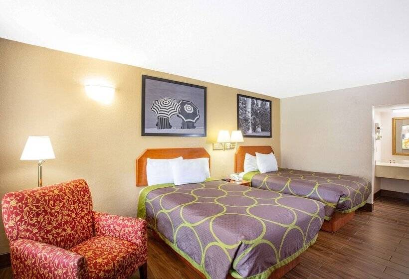 Номер Стандарт 2 Двуспальные Кровати, Super 8 By Wyndham North Palm Beach