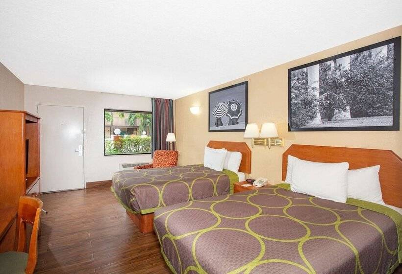 Номер Стандарт 2 Двуспальные Кровати, Super 8 By Wyndham North Palm Beach